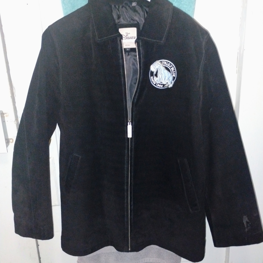 Disney Black Leather Jacket